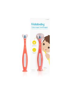 Trokutna zubna četkica za djecu Frida Baby Toothhugger Roza