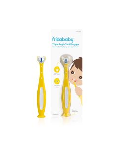 Trokutna zubna četkica za djecu Frida Baby Toothhugger Žuta