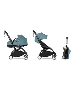 BABYZEN YOYO2 - 2u1  Aqua / Black Frame