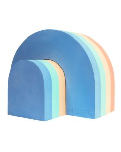 MOES Large Nature Walk pjenaste kocke za igru ​​- Rainbow & Mini