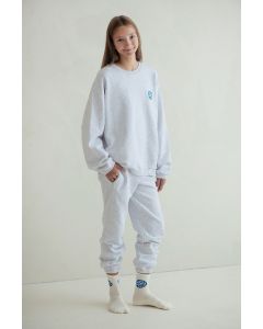 lunilou Kids vibe set stone grey - 7-8y