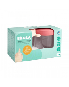 Beaba Set 2 Staklene posude Roza 150 ml/250 ml