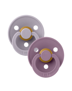 BIBS Colour dude (okrugle) 6+mj– Fossil Grey/Mauve