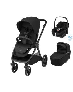 Maxi-Cosi 3u1 kolica Oxford+ + košara Sense +autosjedalica Pebble 360 pro 2 AS - Twillic Black