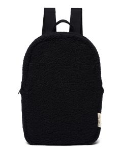 Studio Noos- Black Teddy Mini Backpack-Crna
