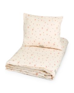 Bedding set, Baby, 70x100cm - GOTS - Bows