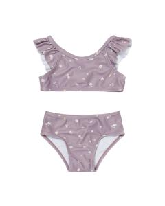 Little Dutch Dvodijelni dječji kupaći kostim Mauve Blossom