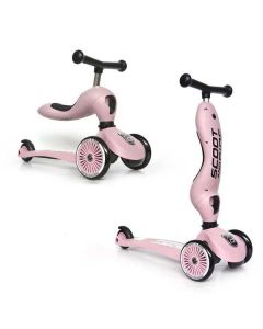 Scoot&Ride Dječja guralica i romobil Highwaykick 1 - Rose