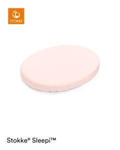 Stokke® Sleepi™  Mini Fitted Sheet- Peachy Pink