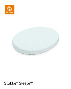 Stokke® Sleepi™  Mini Fitted Sheet- Powder Blue