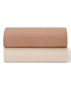 Snuz® Plahte za SnuzPod kolijevke/ krevetiće - Blush/ Dot, 2 kom