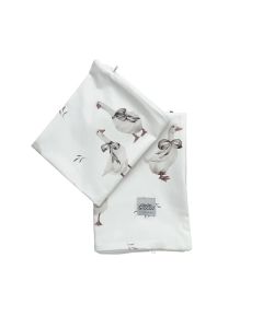 Dada&Rocco® Posteljina Premium Dora&bijela