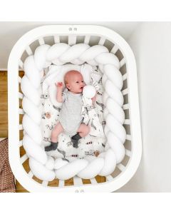 Dada&Rocco® Pletenica Bijela- 120cm