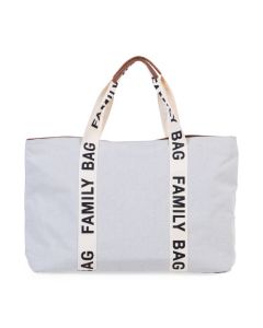 Childhome Torba Family Bag Signature Canvas Off White