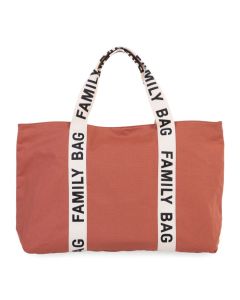 Childhome Torba Family Bag Signature Canvas Terracotta