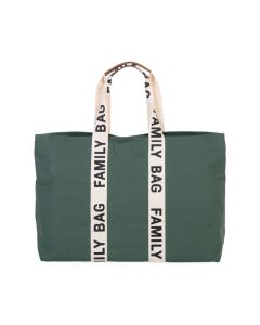 Childhome Torba Family Bag Signature Canvas Green
