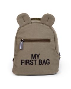 Childhome dječji ruksak 'MY FIRST BAG' Canvas Khaki