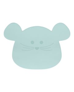 Lässig Silikonski podložak Little Chums Mouse Blue