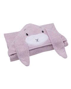 Effiki Ručnik s kapuljačom Zeko Pink