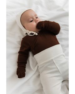 lunilou newborn mittens chocholate fondant