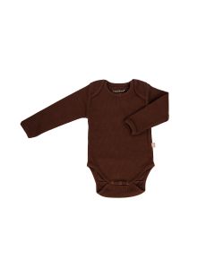 lunilou bodysuit l/s chocolat fondant