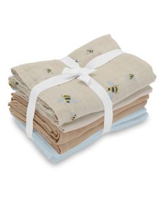 Vanilla Copenhagen Cloth diapers 4-pack - Honeybee