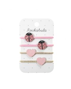 Rockahula gumice za kosu - Lola Ladybird Glitter