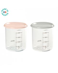 Beaba Set Maxi Portions Nude/Siva 240 ml
