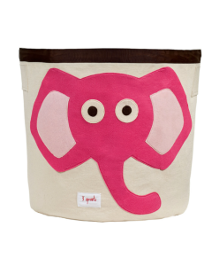 3Sprouts® Košara za pohranu igračaka Elephant Pink