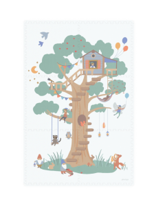 Play&Go Podloga za igru/puzzle - Kućica na drvetu (120 x 180 cm)
