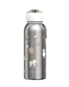 Little Dutch Bočica od nehrđajućeg čelika flip-up Little Farm 350ml