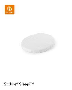 Stokke® Sleepi™  Mini Fitted Sheet- White