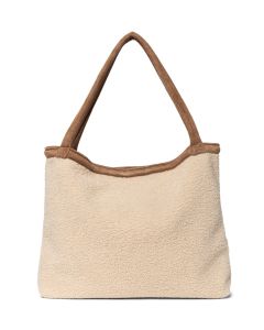 Studio Noos- Ecru Lammy Teddy Mom Bag