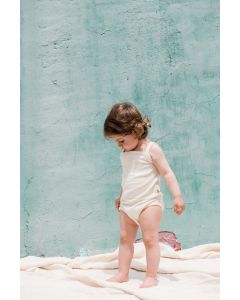 lunilou French terry towel baby body off white