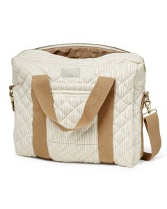 Cam Cam®  Changing Bag w/pram straps - OCS - Classic Stripes Camel