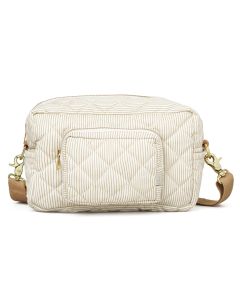 Cam Cam® Small Changing Bag - OCS Classic Stripes Camel