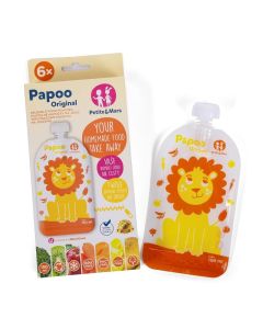 PETITE&MARS Papoo Original Lion baby pouch set, 6 pcs