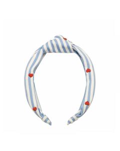 Rockahula Rajf za kosu - Stripy Embroidered Heart Knotted