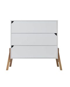 Bellamy Lotta komoda s 3 ladice, bijela