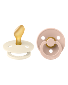 BIBS Colour dude (anatomske) 0+mj – Ivory/Blush