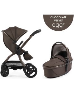 egg3® dječja kolica 2u1 - Chocolate Velvet