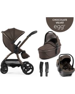 egg3® dječja kolica 3u1 - Chocolate Velvet