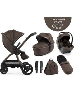 egg3® dječja kolica 6u1 - Chocolate Velvet
