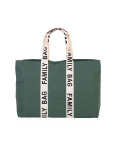 Childhome Torba Family Bag Signature Canvas Green