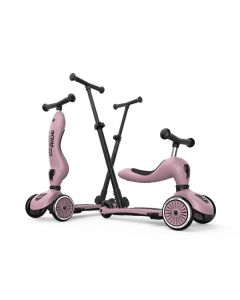 Scoot&Ride Dječja guralica i romobil Highwaykick 1 Push and Go Wildberry