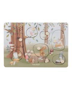 Little Dutch Drvene puzzle sa zvukom Forest Friends