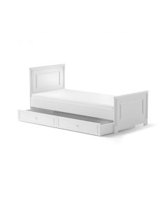 Bellamy Ines Junior krevet 200×90 cm s ladicom/dodatni ležaj, bijela