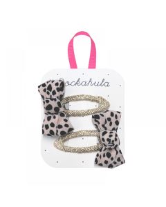 Rockahula Špangice za kosu - Leopard Love Twisty Bow
