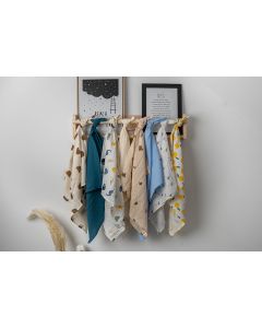 Baby Natur Tetra pelene set 3kom, Cvjetići+Krem+Roza