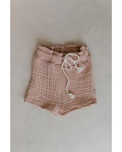 lunilou Muslin girls short pants Maple Sugar